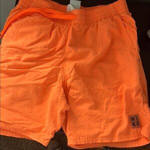 Nike Men's Athletic Shorts - Bright Orange